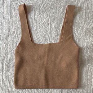 Zara Tan Crop Top